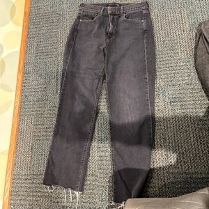 Veronica Beard Women's Black Straight Leg Jeans